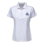 PETER MILLAR 2026 PGA CHAMPIONSHIP LADIES SOLID POLO IN WHITE