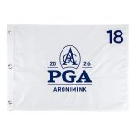 AHEAD 2026 PGA CHAMPIONSHIP EMBROIDERED FLAG IN WHITE