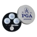 TITLEIST 2026 PGA CHAMPIONSHIP TIN 3PK WITH CUSTOM LID