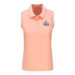 NIKE 2026 PGA CHAMPIONSHIP WOMEN’S VICTORY SLEEVELESS POLO IN APRICOT
