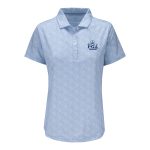 FOOTJOY 2026 PGA CHAMPIONSHIP LADIES SPECKLE PRINT POLO IN BLUE JAY