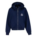 RALPH LAUREN 2026 PGA CHAMPIONSHIP WOMEN’S LONG SLEEVE WINTER CASHMERE TOUCH FLEECE MOCKNECK JACKET IN REFINED NAVY