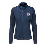 ADIDAS 2026 PGA CHAMPIONSHIP WOMEN’S PERFORMANCE TEXTURE FULL ZIP JACKET IN COLLEGIATE NAVY