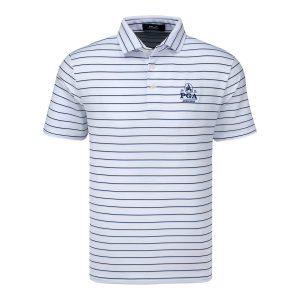 RALPH LAUREN 2026 PGA CHAMPIONSHIP MULTISTRIPE POLO IN CERAMIC WHITE