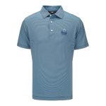 FOOTJOY 2026 PGA CHAMPIONSHIP MICROFEEDER STRIPE POLO IN NAVY AND LIGHT BLUE