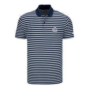 NIKE 2026 PGA CHAMPIONSHIP VICTORY STRIPE POLO IN OBSIDIAN BLUE