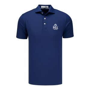 HOLDERNESS & BOURNE 2026 PGA CHAMPIONSHIP ANDERSON SOLID POLO IN NAVY