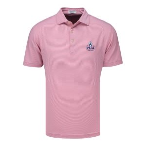 PETER MILLAR 2026 PGA CHAMPIONSHIP JUBILEE PERFORMANCE JERSEY POLO IN CHILI RED