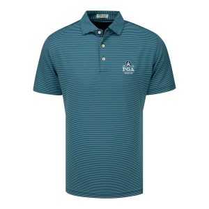PETER MILLAR 2026 PGA CHAMPIONSHIP HALES PERFORMANCE JERSEY POLO IN SPORT NAVY