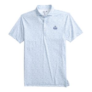 JOHNNIE-O 2026 PGA CHAMPIONSHIP BOGGINS PATTERN POLO IN PALISADES BLUE