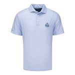 RALPH LAUREN 2026 PGA CHAMPIONSHIP LIGHTWEIGHT AIRFLOW JERSEY DECO POLO IN FALL BLUE BEEKMAN