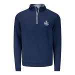 PETER MILLAR 2026 PGA CHAMPIONSHIP SOLID PERTH QUARTER ZIP IN NAVY