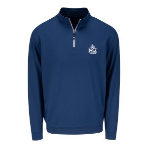 FOOTJOY 2026 PGA CHAMPIONSHIP APPROACH QUARTER ZIP PULLOVER IN NAVY