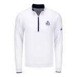 ADIDAS 2026 PGA CHAMPIONSHIP CORE QUARTER ZIP IN WHITE