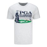 ’47 BRAND 2026 PGA CHAMPIONSHIP FRANKLIN GOLF BAG BUNKER T-SHIRT IN GREY