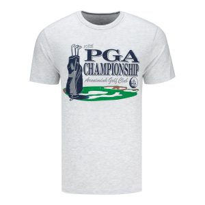 ’47 BRAND 2026 PGA CHAMPIONSHIP FRANKLIN GOLF BAG BUNKER T-SHIRT IN GREY