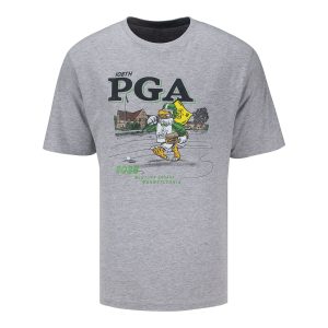 AHEAD 2026 PGA CHAMPIONSHIP JOE EAGLE T-SHIRT IN HEATHER GREY