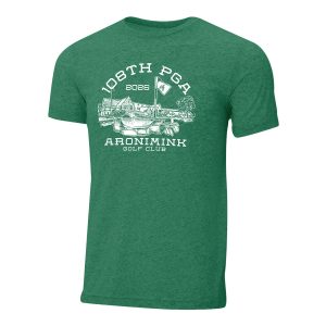 AHEAD 2026 PGA CHAMPIONSHIP CLUBHOUSE SKETCH T-SHIRT IN GRASS GREEN
