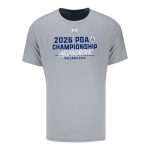 UNDER ARMOUR 2026 PGA CHAMPIONSHIP TECH STRETCH T-SHIRT IN GREY